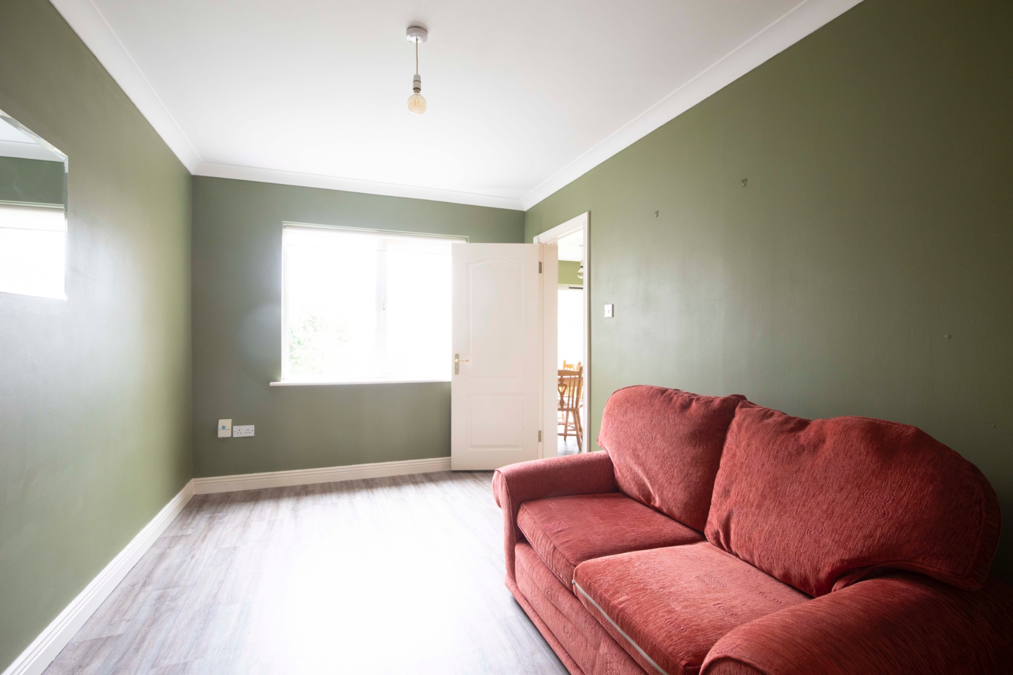 Before - Overexposed interior